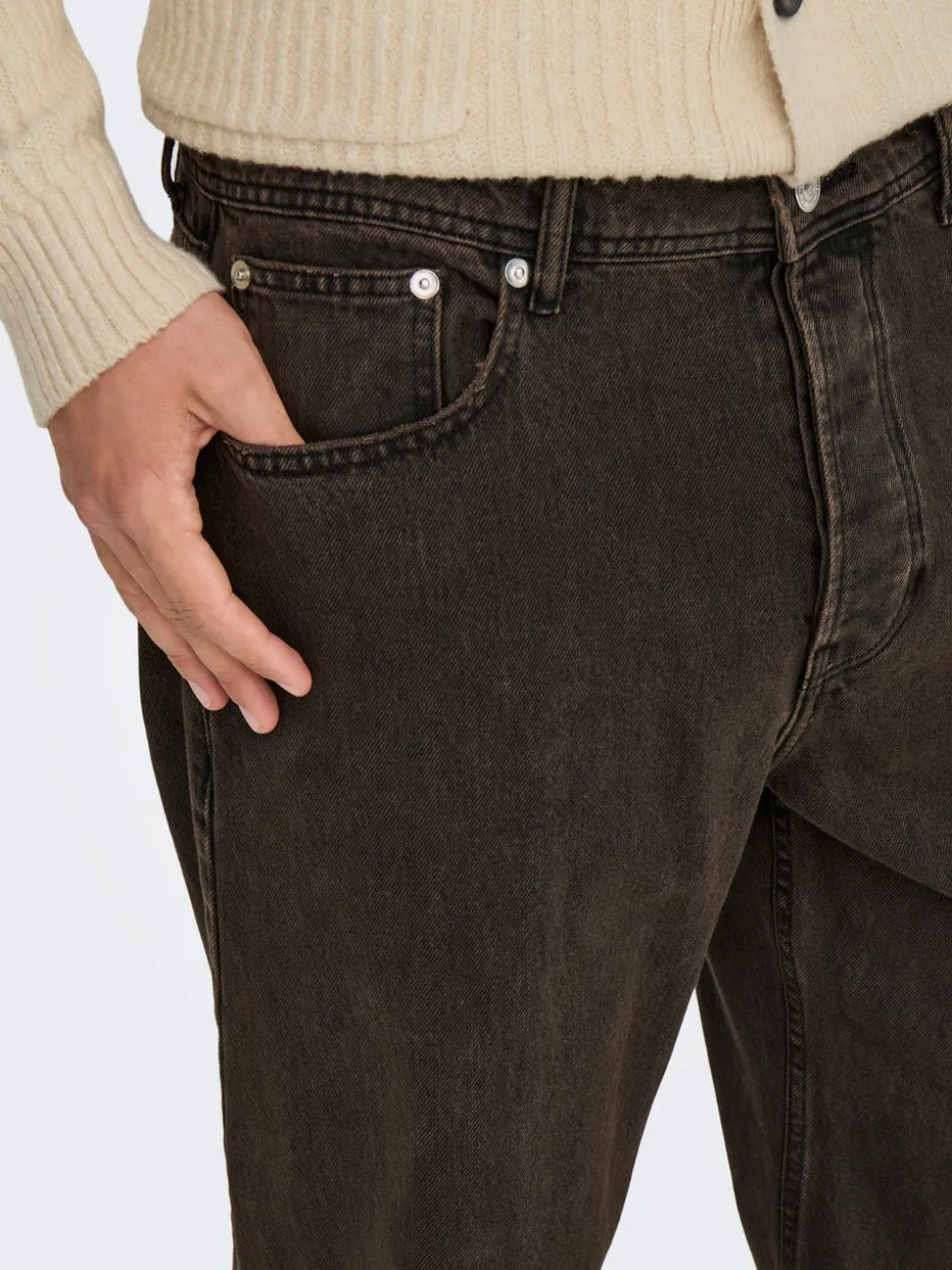 ONSFADE Talle medio Corte loose Vaqueros