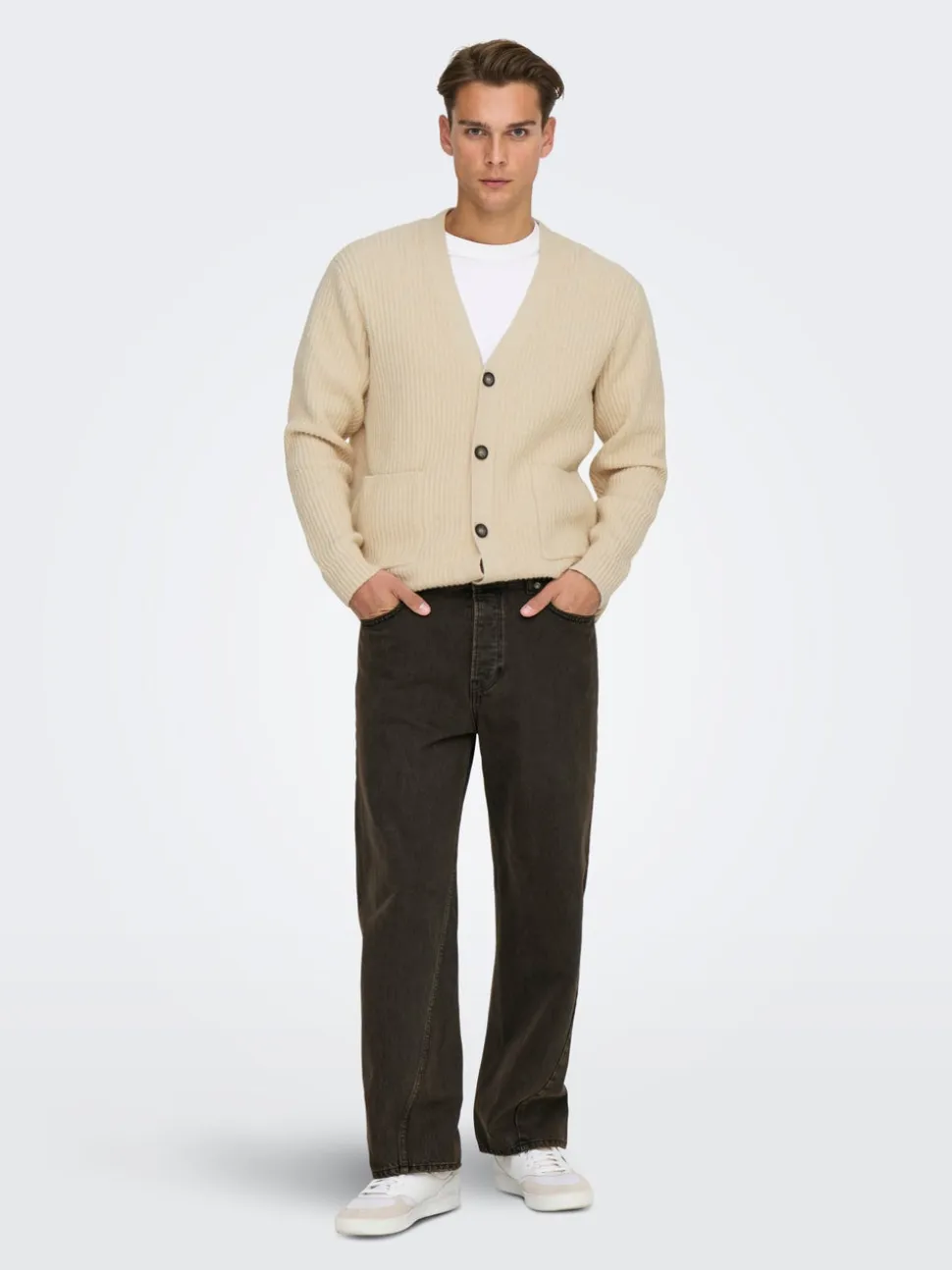 ONSFADE Talle medio Corte loose Vaqueros