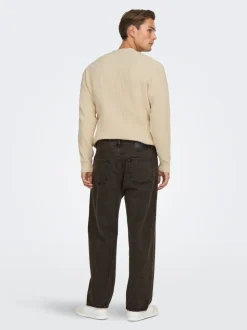 ONSFADE Talle medio Corte loose Vaqueros