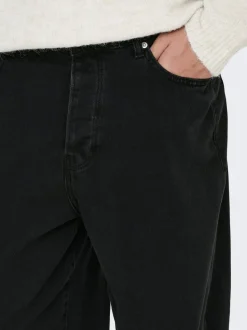 ONSFIVE Talle medio Corte baggy Vaqueros