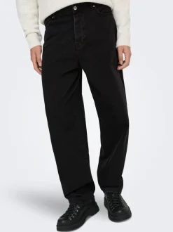 ONSFIVE Talle medio Corte baggy Vaqueros