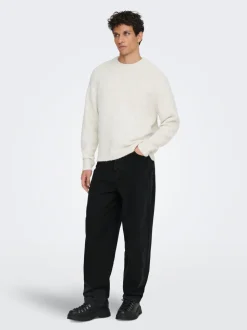 ONSFIVE Talle medio Corte baggy Vaqueros