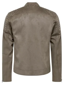 ONSGUS Chaqueta de cuero sintético