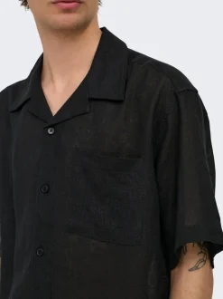 ONSLAURENCE Lino Camisa estilo resort