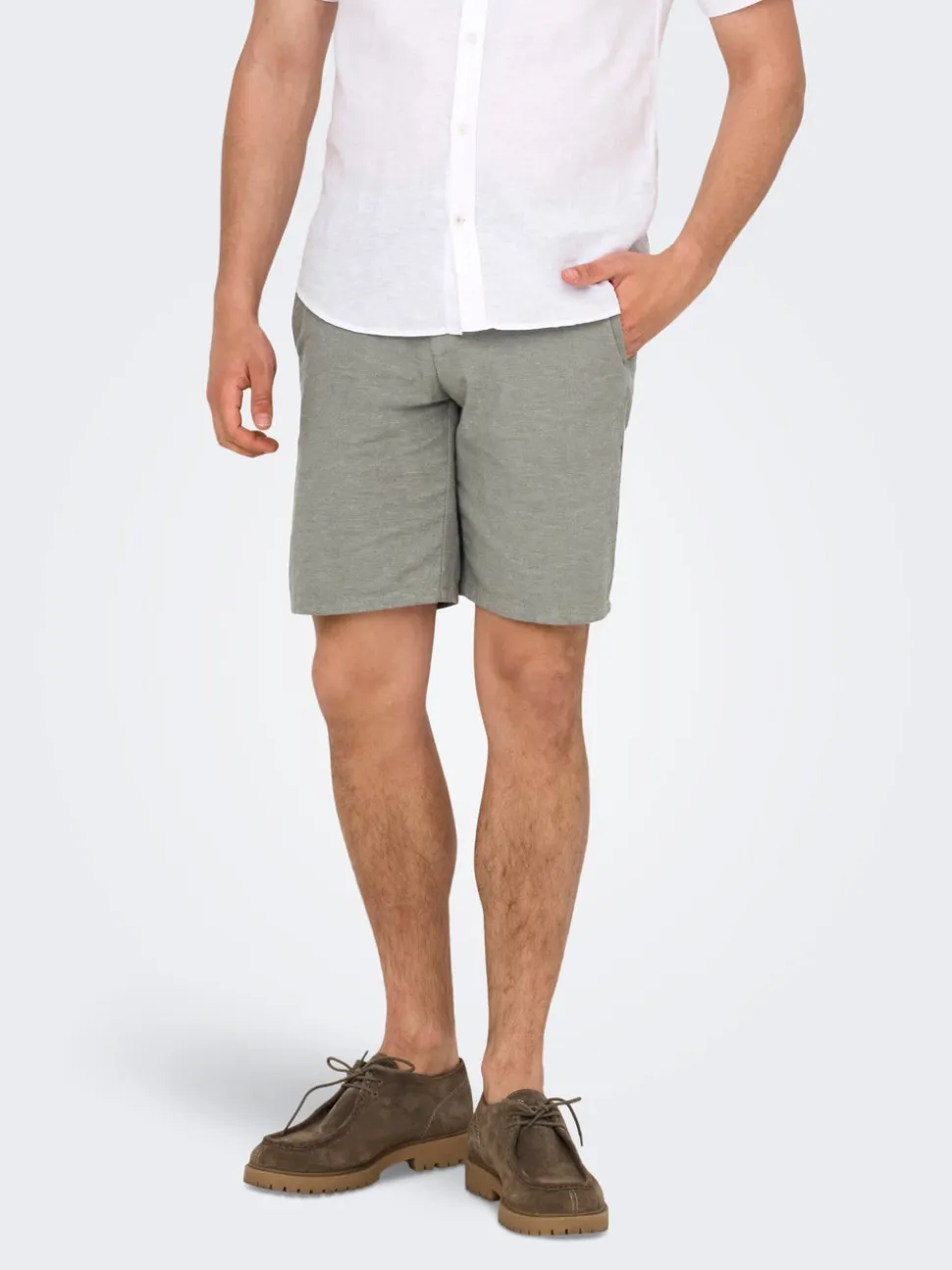 ONSMARK Corte regular Lino Shorts