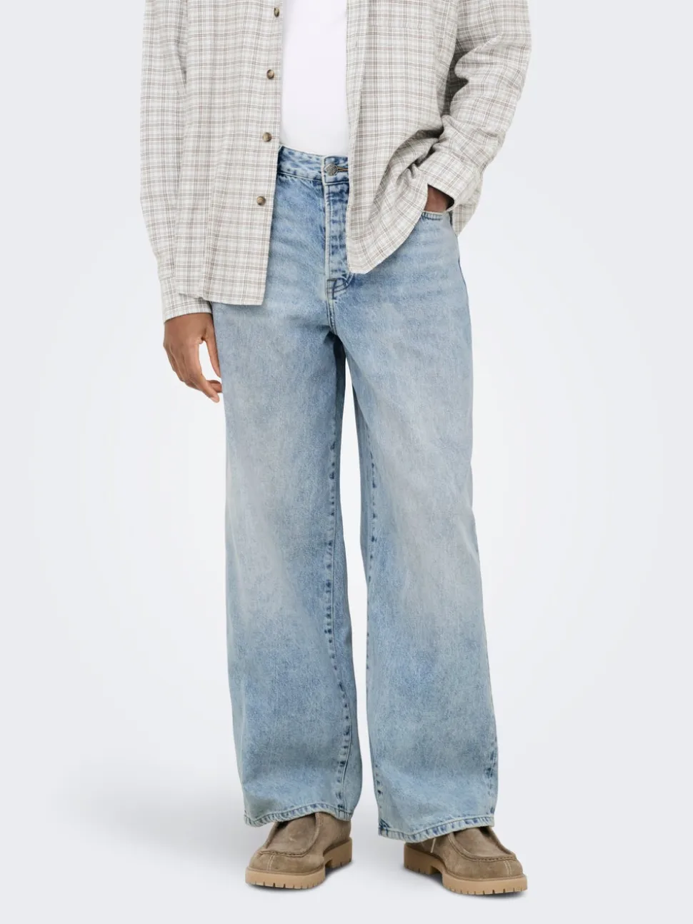 ONSREMI Talle medio Corte wide leg Vaqueros
