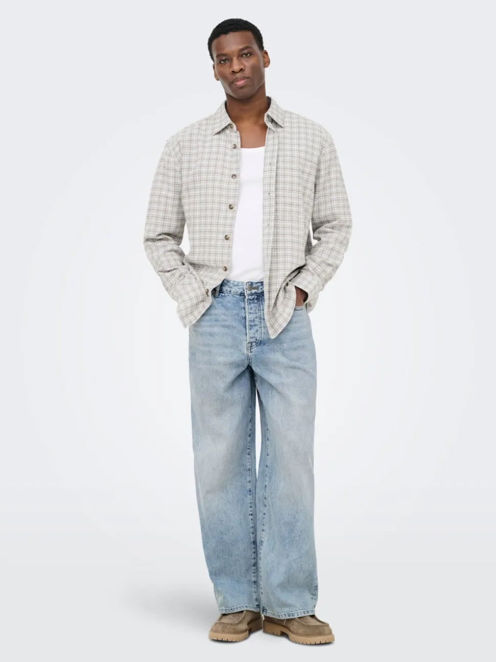 ONSREMI Talle medio Corte wide leg Vaqueros