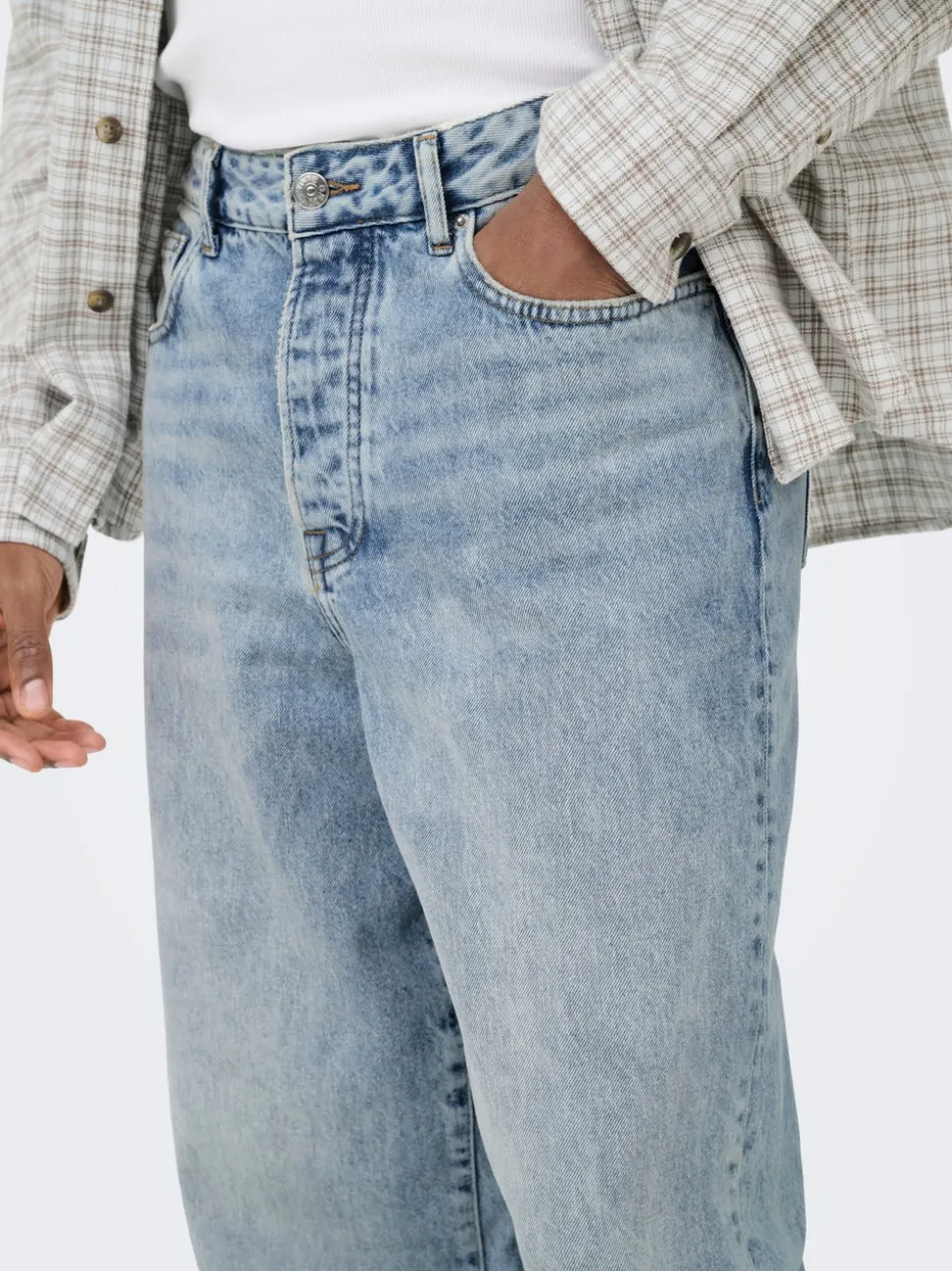 ONSREMI Talle medio Corte wide leg Vaqueros