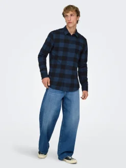 ONSREMI Talle medio Corte wide leg Stretch Vaqueros