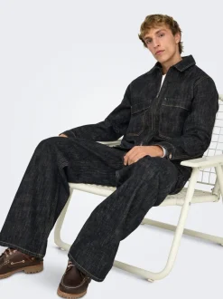 ONSREMI Talle medio Corte wide leg Vaqueros