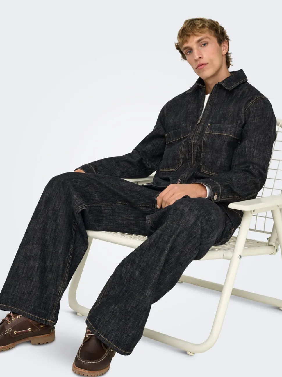 ONSREMI Talle medio Corte wide leg Vaqueros