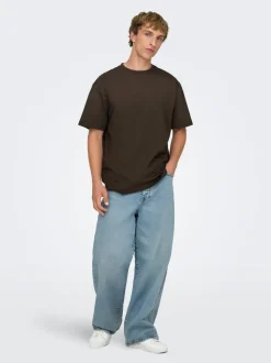 ONSREMI Talle medio Corte wide leg Stretch Vaqueros