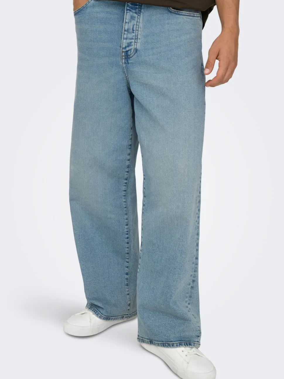 ONSREMI Talle medio Corte wide leg Stretch Vaqueros