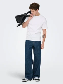 ONSREMI Talle medio Corte wide leg Vaqueros