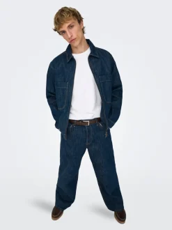 ONSREMI Talle medio Corte wide leg Vaqueros
