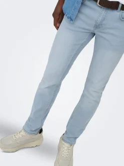 ONSWARP Cintura baja Corte skinny Vaqueros
