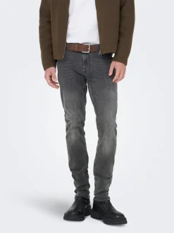 ONSWARP Tiro bajo Corte skinny Vaqueros