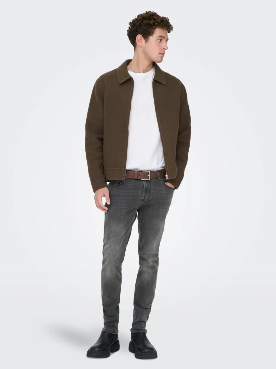 ONSWARP Tiro bajo Corte skinny Vaqueros