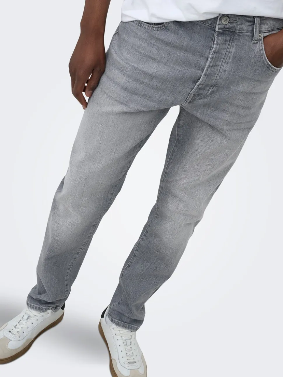ONSYOKE Talle medio Corte tapered Stretch Vaqueros