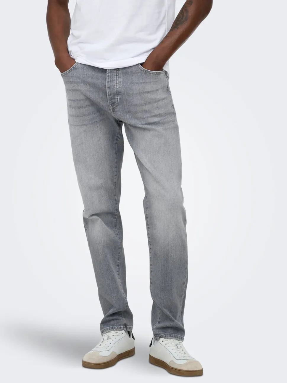 ONSYOKE Talle medio Corte tapered Stretch Vaqueros