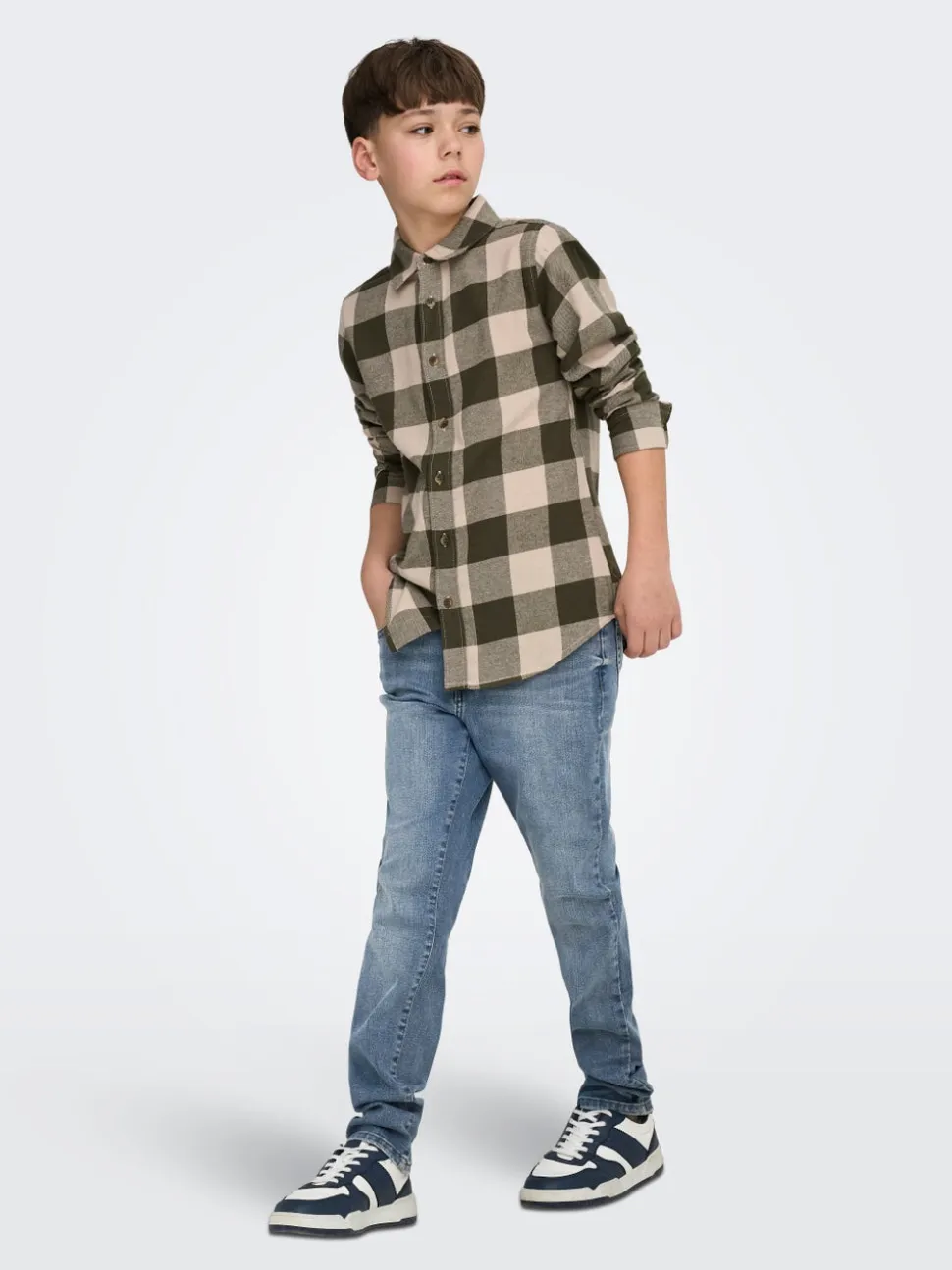 OSJWEFT Corte slim Vaqueros