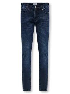 OSJWEFT Corte slim Vaqueros