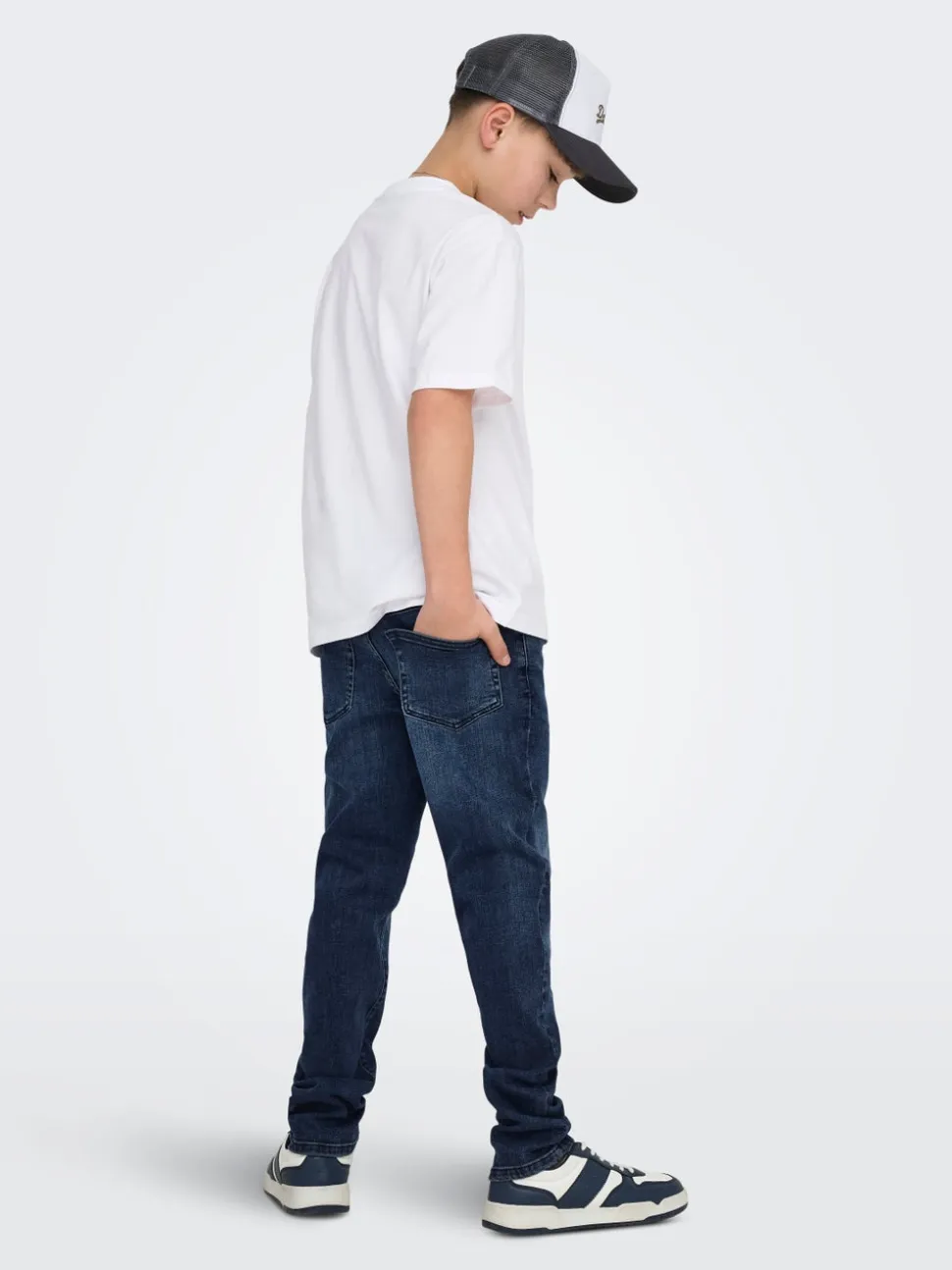 OSJWEFT Corte slim Vaqueros