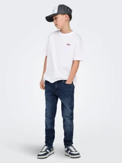 OSJWEFT Corte slim Vaqueros