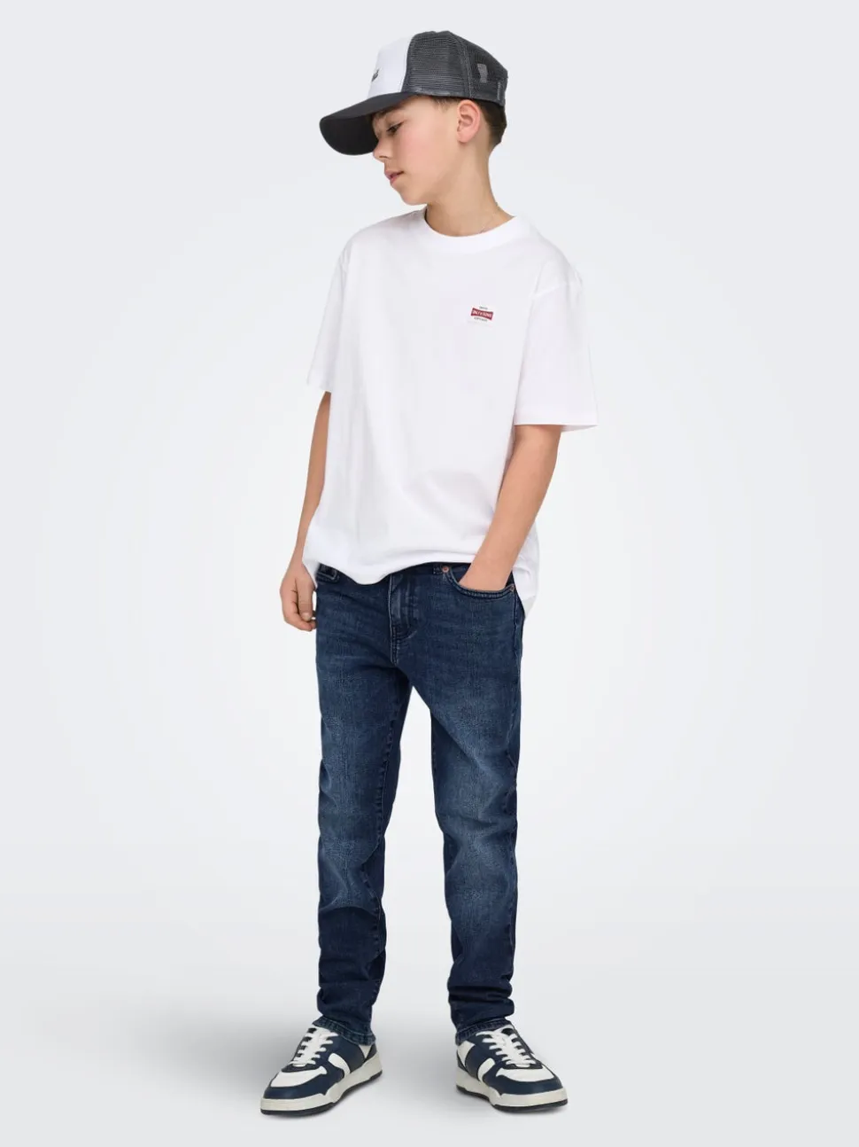 OSJWEFT Corte slim Vaqueros